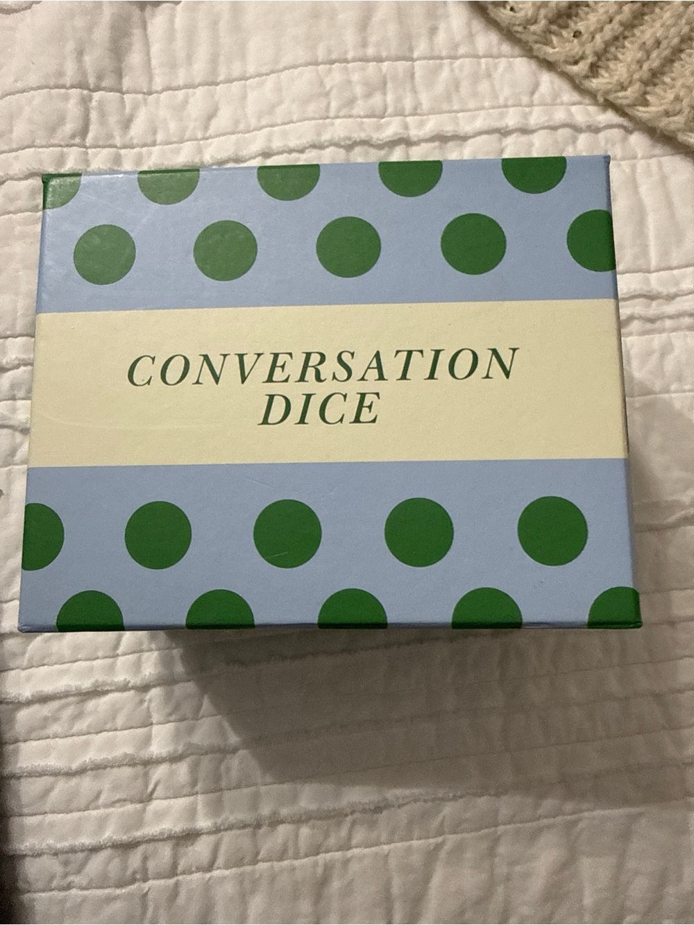 KATE SPADE NEW YORK Target Polka Dot Conversation Dice Game NIB